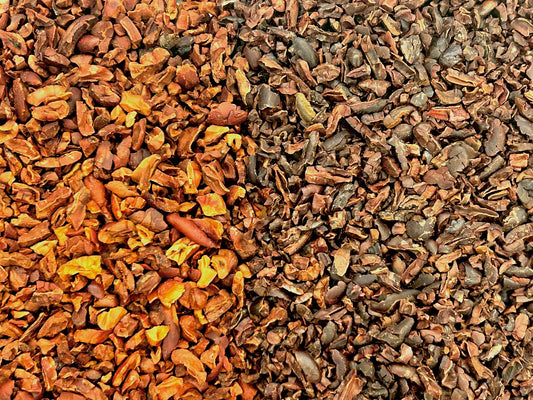 Rare and unusual cocoa beans.